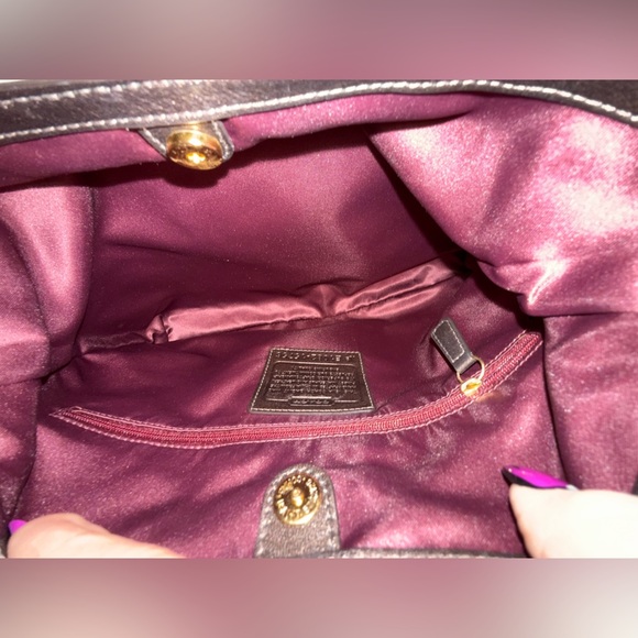 Coach tan monogram logo sateen carryall shoulder bag - Picture 10 of 13